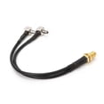 thumbnail image 3 of Y Type SMA Female To 2 x TS9 Male Plug Splitter Combined Pigtail Cable RG174 15c, 3 of 5