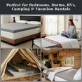 thumbnail image 7 of Allswell GlacierRest 2 in Graphite Memory Foam Mattress Topper, King, 7 of 7