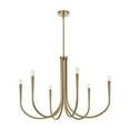 thumbnail image 5 of Living District Layne 36" 6-Light Transitional Metal Chandelier in Gold, 5 of 9