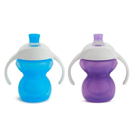 UPC: 0735282211119 | Munchkin Click Lock Bite Proof Trainer Cup  Blue/Purple  7 Ounce  2 Count