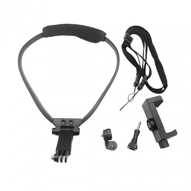 Soporte para selfies en el cuello, accesorios de video, múltiples ángulos, ajustable, manos libres para el cuello Con soporte para teléfono