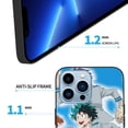 thumbnail image 4 of Anime Phone Case, My Hero Academia Phone Case Compatible With Iphone 13 Pro 6.1 Inch Iphone 13 Pro Max 6.7 Inch, Soft Anti-Scratch Shockproof TPU Protective Bumper Phone Cover, 4 of 7