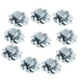 thumbnail image 1 of yuksok 10pcs Suede Flower Artificial Rose Flower for DIY Wedding Decor Light Blue, 1 of 9