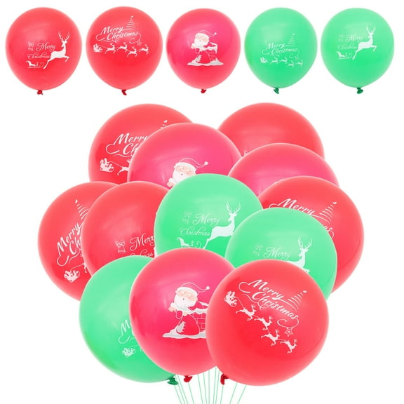 LULULION Christmas Elk Balloons Assorted Colors Safe Easy Inflate for Party Decor