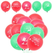 LULULION 20Pcs Christmas Decorations Elk Printed Balloons Assorted Colors for Party and Home Decor