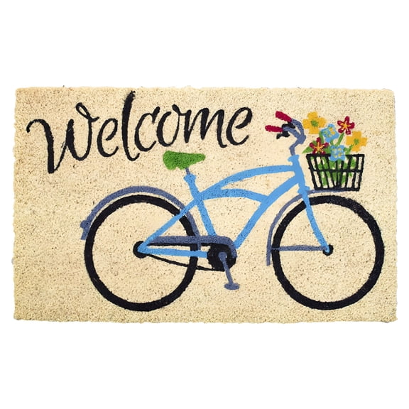 DERONA Spring Summer Decorations Coir Welcome Mats Outdoor Carpet Cute Funny Door Mat Outdoor Entrance Outdoor Porch Decor Farmhouse Decor Non Indoor Outdoor Rugs Doormat Shower Mat Floor Mats
