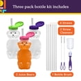 thumbnail image 3 of Beber Cup Special Supplies Honey Bear Straw, 240 ml, paquete de 3, 3 of 7