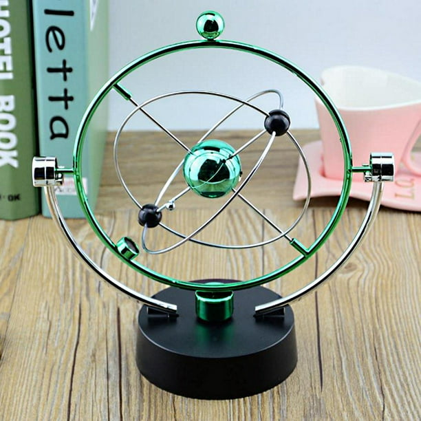 Perpetual Motion Desk Sculpture Toy Moon Art