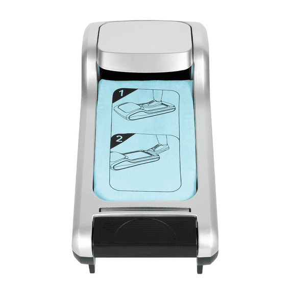 Automatic Home Shoe Cover Dispenser Machine Smart Shoe Film Machine W/ Shoe Films Baking Paint 25.2*10.2*6.5in