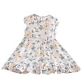 thumbnail image 2 of NAISIBABY Girls Floral Dress, Casual Cute Sleeveless Flutter Summer Ruffles Flowy Dress White 12-13T, 2 of 3