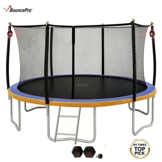 サプリウム　サプリューム　14インチ Plum Play Wave 14' Trampoline, with Safety Enclosure, Black/Green