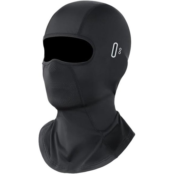Motorcycle Balaclava with Glasses Holes, Motorbike Riding Cycling Face Mask