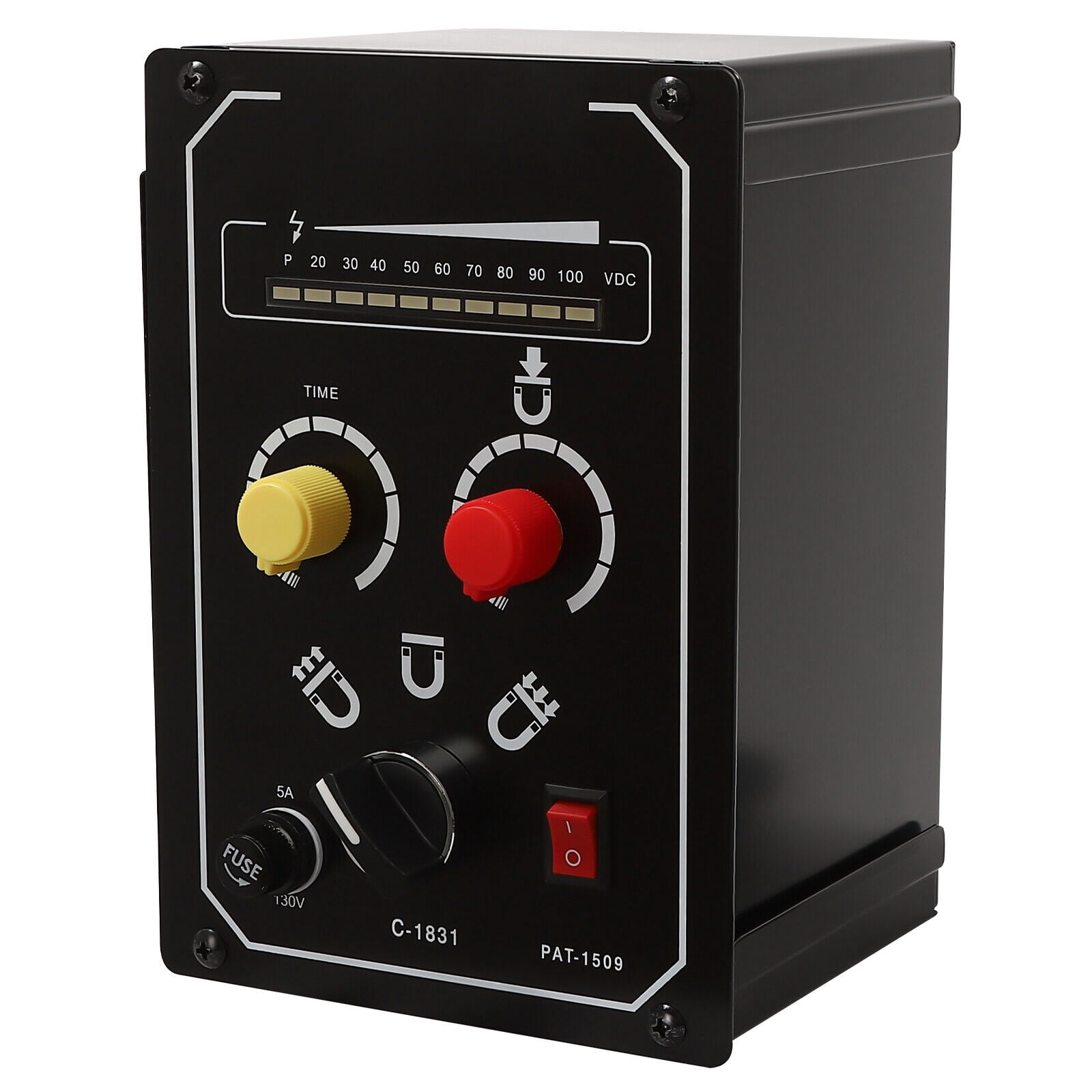 Electro Magnetic Chuck Controller 0-100V 5A DC Magnetic Force Adjustable 110V