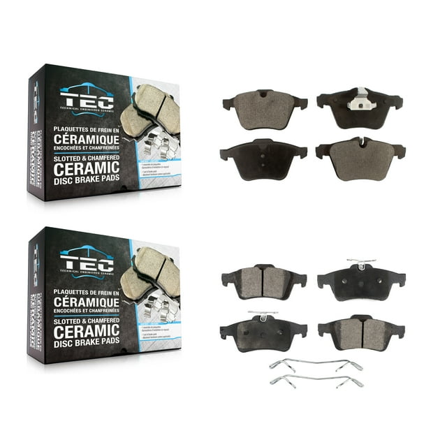 TEC Front Rear Ceramic Brake Pads Kit for Car Jaguar XF XJ XKR XK Super V8 KTC-100111