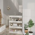thumbnail image 1 of vidaXL Book Cabinet/Room Divider Concrete Grey 80x30x103 cm Engineered wood, 1 of 5