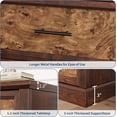 thumbnail image 6 of EastVita 4 Drawer Dresser for Bedroom Farmhouse Tall Chest of Drawers with Metal Handles Rustic Wooden Dresser for Living Room Hallway, 6 of 7