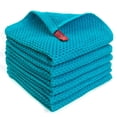 thumbnail image 1 of Paños de cocina de tejido gofrado de algodón, paños de cocina ultra suaves y absorbentes de secado rápido, paquete de 6, 1 of 5