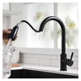 thumbnail image 2 of Pull Out Kitchen Sink Faucet With 3 Modes, Water Outlet Spout 360 Degree Rotation, Matte Black Kitchen Bar Water Mixer Tap ,Versatile Features, 2 of 7