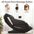 thumbnail image 4 of Homall 2025 Zero Gravity Massage Chair Full Body Shiatsu Recliner with SL-Track, Heating, Bluetooth & Touchscreen Control,Black, 4 of 10