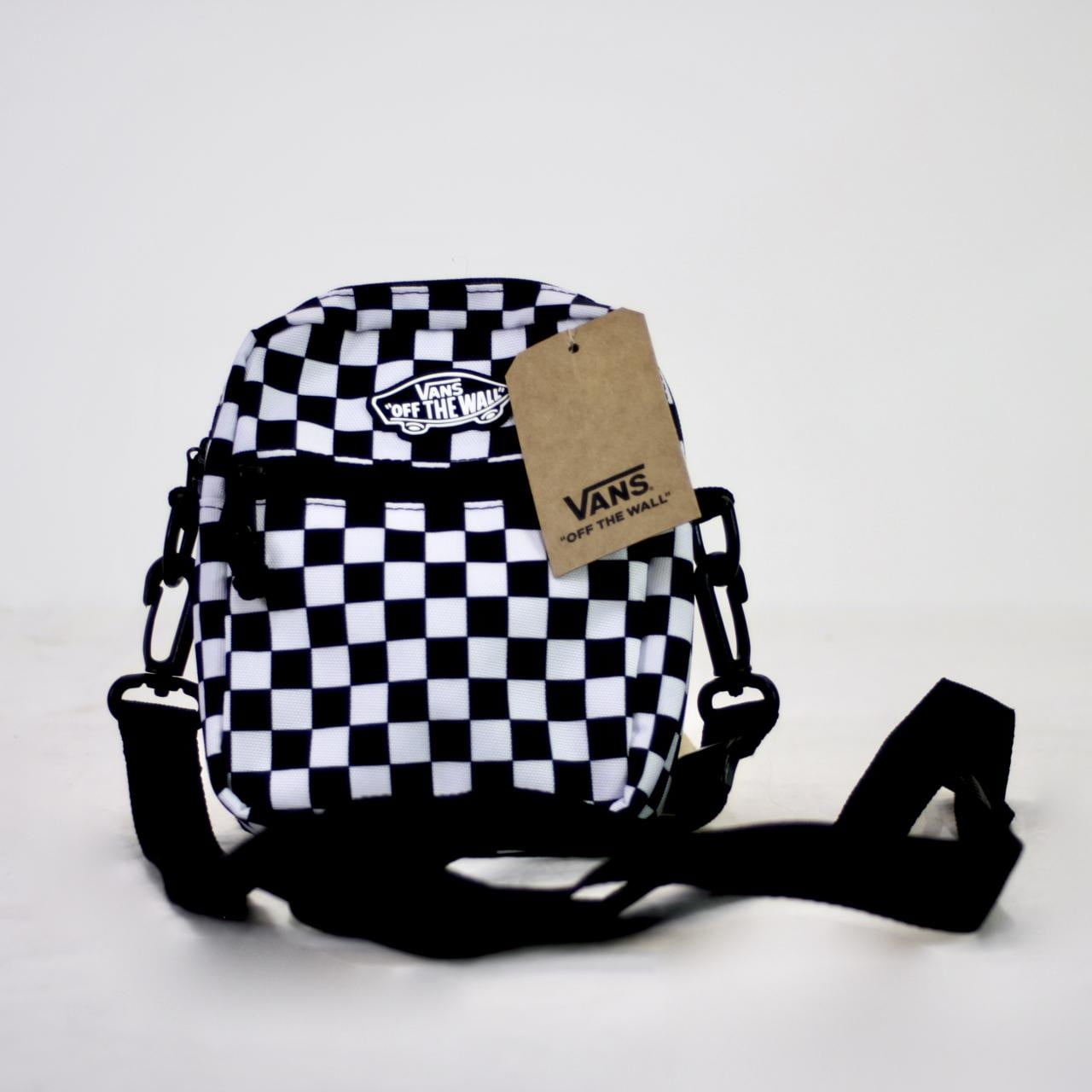 Vans Street Ready II Crossbody (Black/White Checkerboard) Handbags