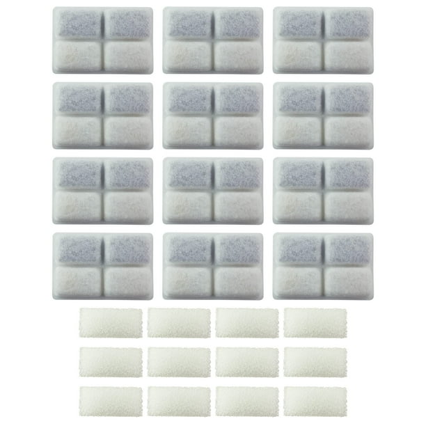 Filtros de agua PET STANDARD compatibles con la fuente Furrybaby Pack de 12