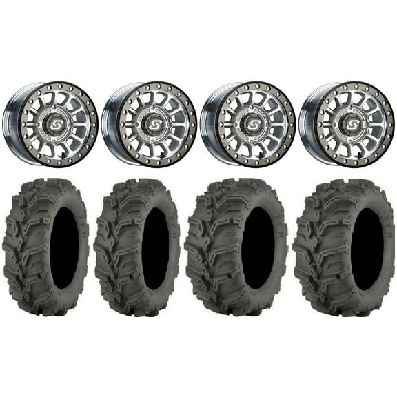 Sedona Sano Bdlk 14" Wheels Ct  30mm 27" Mud Lite XTR Tires Polaris RZR XP 1000 / PRO XP / Ranger XP 900/1000