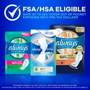 Always Pads, Ultra Thin with Wings, Size 1, Regular, 46 Count