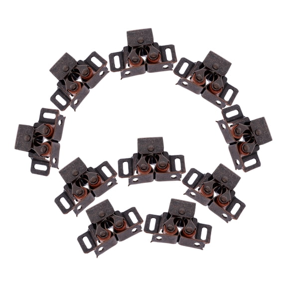 VERDANVERSE Verdanverse Cabinet Roller Catch, Coffee Color, Professional Design for Doors, 10Pcs