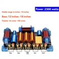 thumbnail image 3 of Divisor de Frecuencia de Alta Potencia (1 , 1 Medio, 2 Graves), Crossover de 3 VíAs, 2300 W de Alta Potencia para Altavoces de 15 y 18 Pulgadas., 3 of 5