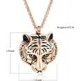 thumbnail image 2 of Cremation Jewelry for Ashes for Women Men Tiger Urn Necklace Memories Lockets Keepsake Urn Pendant for Human Pet Animals Ashes, 2 of 10