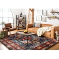 thumbnail image 4 of SAFAVIEH Bijar Dimitri Oriental Area Rug, Brown/Royal, 4' x 6', 4 of 13