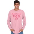 thumbnail image 5 of Breast Cancer is a Doodiehead Women's Long Sleeve T Shirt Brisco Brands L, 5 of 6