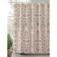 thumbnail image 2 of Boho Vintage Shower Curtain, Tribal Style Flowers Waterproof Shower Curtain Set with 12 Hooks Lightweight Washable Fabric Shower Curtains for Bathroom 36x72 Inches, 2 of 6