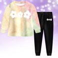 thumbnail image 2 of Kogui Little Girl Outfits Fall Outfits for Toddler Girls Bell Crew Neck Tops Bottom Pants Set 3 6 9 12 18 Months 2T 3T 4T 5T (Yellow,4-5 Years), 2 of 9