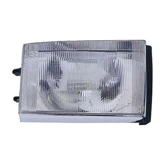 Left Driver Side Headlight Assembly - Compatible with 1990 - 1993 Volvo 240 1991 1992