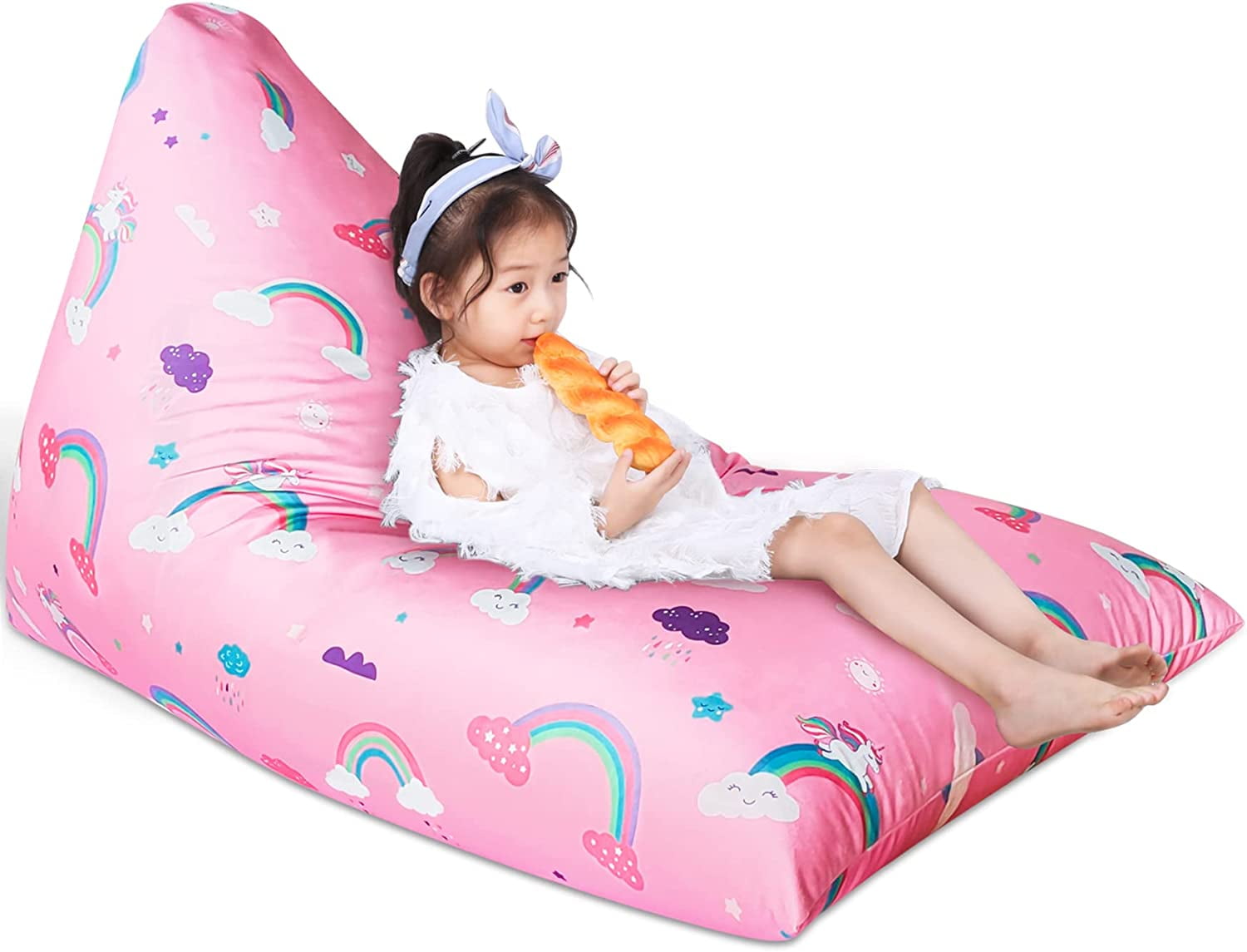 Danhaei Stuffed Animal Storage, Dinosaur Bean Bag Chair, Stuffed Animal