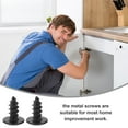thumbnail image 3 of Nestingho 100Pcs Installation Screws Black Carbon Steel Fasteners for Assembly, 3 of 6