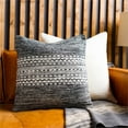 thumbnail image 2 of Surya Ethan EHN-003 18"Hx18"W Square Cotton Pillow Cover in Light Beige/Charcoal, 2 of 5