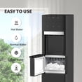 thumbnail image 4 of SOOPYK Bottleless Water Dispenser with Ice Maker, 27Lbs/24H, 3 Temp, Child Lock, Black, No Filter for Home & Office, 4 of 9
