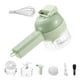thumbnail image 1 of 4-in-1 Multi-Functional Portable Electric Vegetable Cutter Set, Wireless Grinder Chopper for Home Kitchen Garlic, Peppers, Onions, Meat, 1 of 5