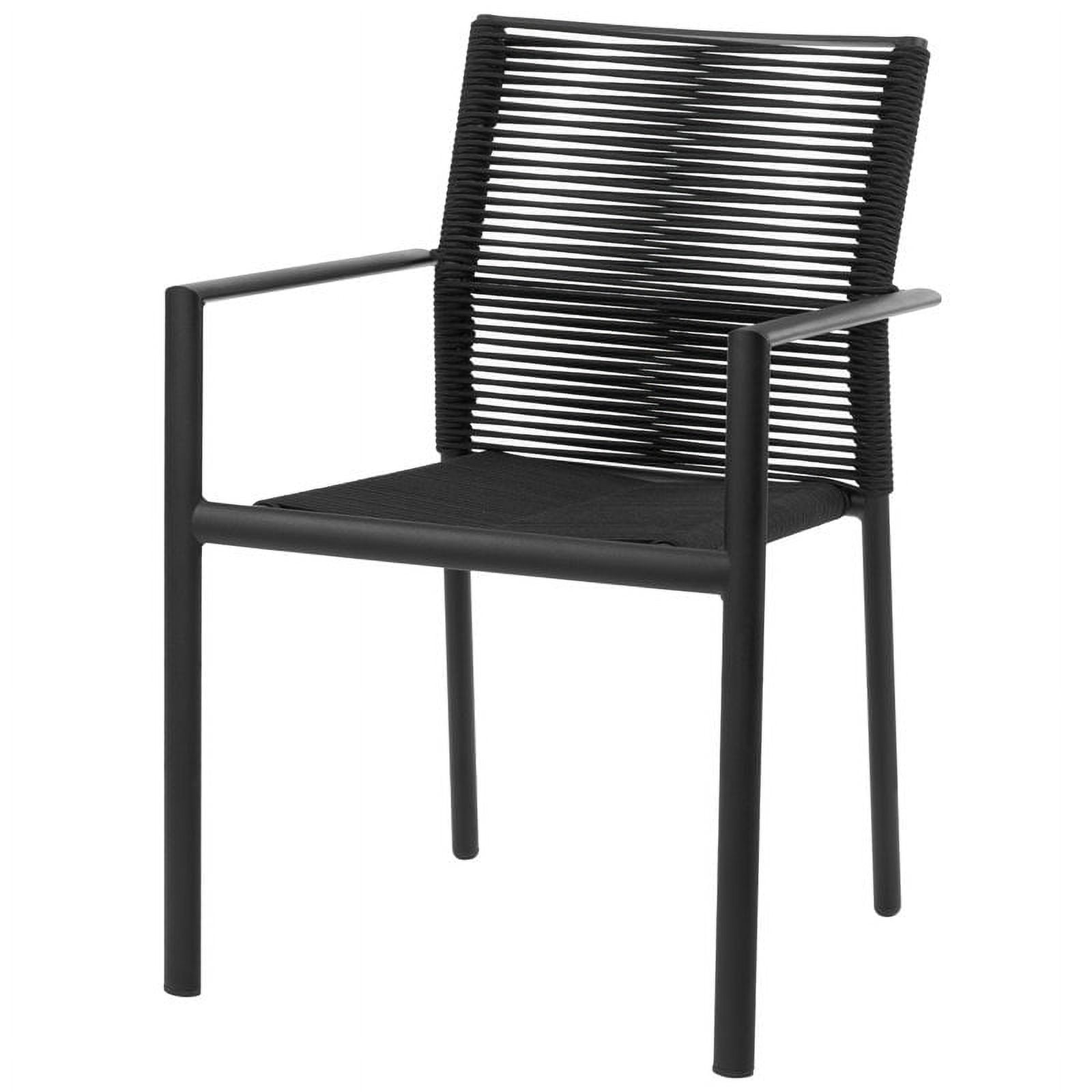 Black rope chair hotsell