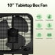 thumbnail image 4 of Ventilador de sobremesa Shinic 10 de 2 velocidades, silencioso y con fuerte flujo de aire, 4 of 7