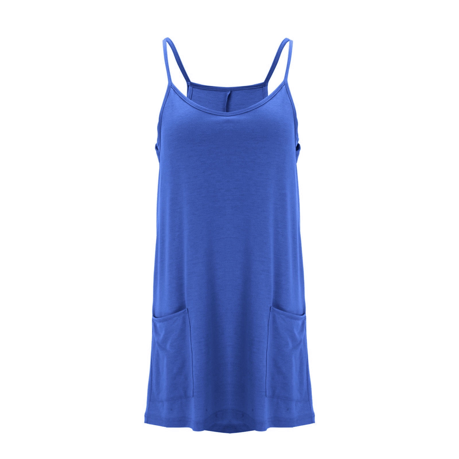 IFNND Kids Girls Summer Sleeveless Mini Dress Athletic Dress Spaghetti Strap Short Tennis Dress with Pockets