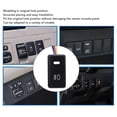 thumbnail image 4 of Fog Light Push Button Switch, Clear Pattern Marking 4 Pole 12V Push Button Switch Easy Installation Simple Operating Shock Proof  for FJ Cruiser Tacoma, 4 of 7