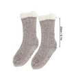 thumbnail image 4 of Gustave Women Non Slip Slipper Socks Winter Plush Fuzzy Socks Soft Thick Cozy Fleece Lined Warm Socks with Grippers "Blue", 4 of 8