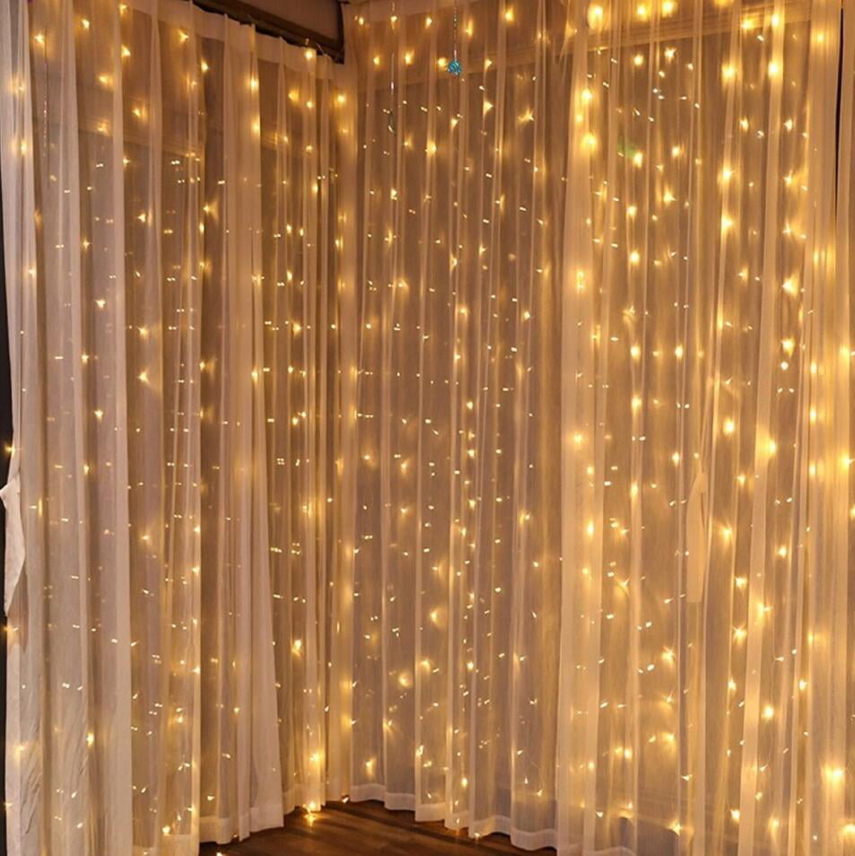 Star LED Bulb String Christmas Light Decoration Curtain Light Wedding Neon Decor