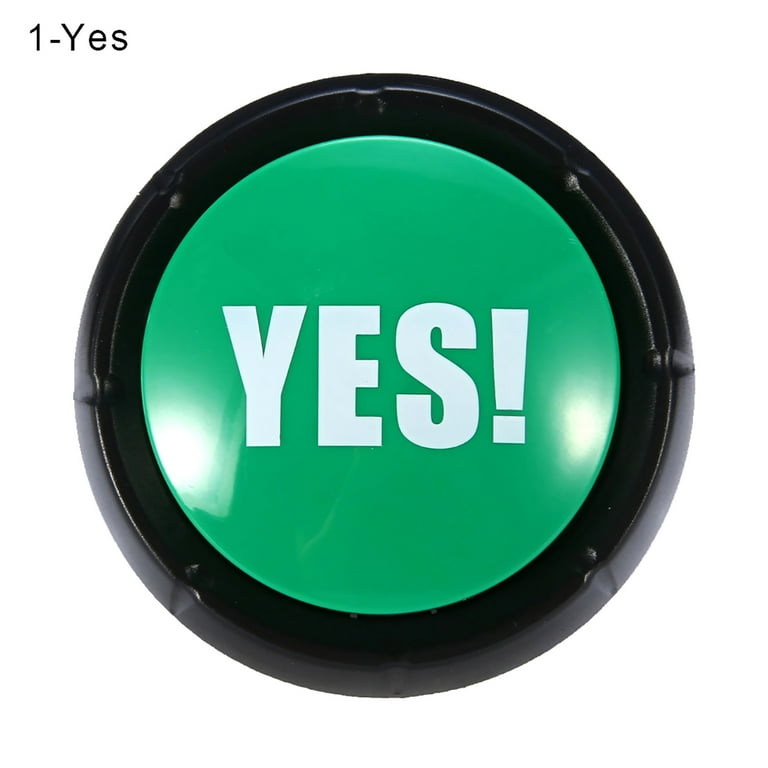 Visland 1/4 PCS, The NO, YES, Sorry and Maybe Buttons - Walmart.com