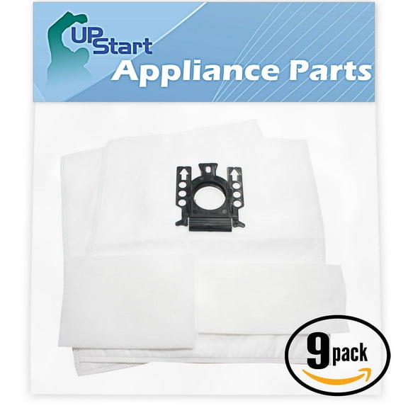 18 Replacement Miele Soft Satin - S846 Vacuum Bags with 18 Micro Filters - Compatible Miele Type GN Vacuum Bags (9-Pack, 2 Bags Per Pack)