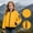 Yellow, variant on Kids Zip Bomber Jacket with Pockets, Waterproof Windproof Long Sleeve Outdoor Coat for Boys Girls Ages 5-16 Fall Casual Outerwear Yellow 15 Years
