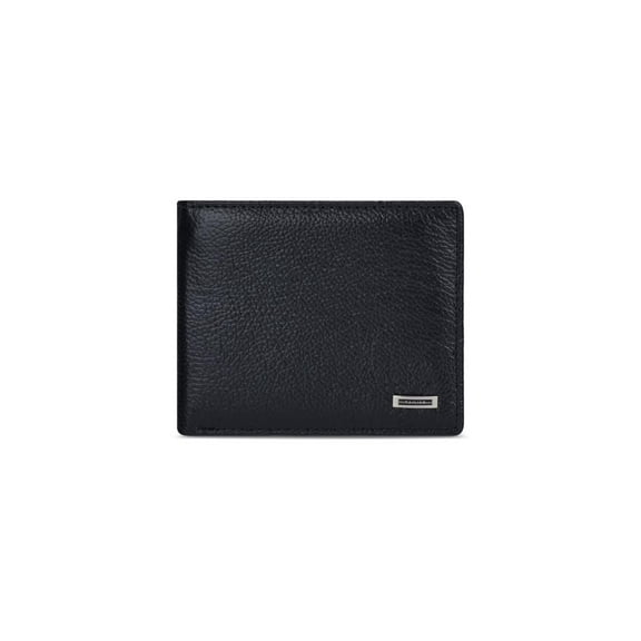 Men's Bi-Fold Leather Wallet Black，Men's Classic Leather Bifold RFID Wallet